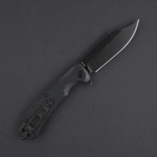 Daggerr Knives Powie Folding Knife 3¼" 8Cr14MoV Steel Blade Textured ABS Handle