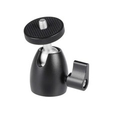 Mini Ball Head with 1/4 inch Screw Monopod Tripod Light Stand Mount