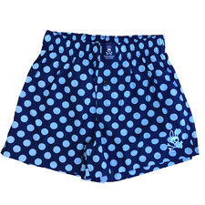 Psycho Bunny Men s Polka Dots Shorts Pajamas Small Blue Cotton 2013