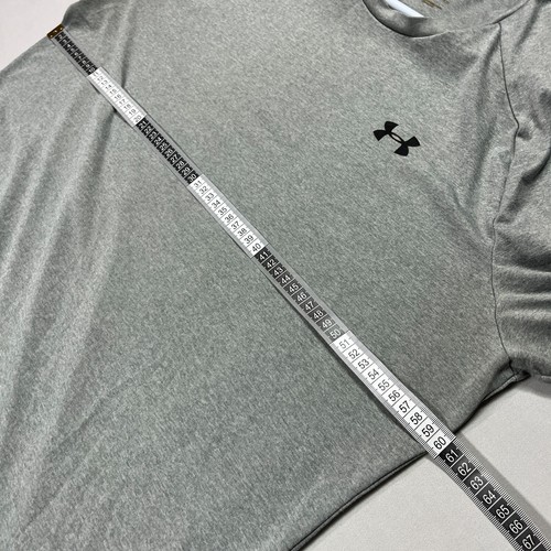 Under Armour Running Lightweight Training Gym Grey Tee T Shirt Mens XL - Picture 7 of 10