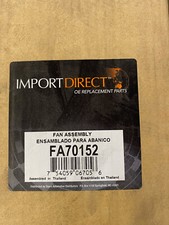 Import Direct FA70152 Fan Assembly