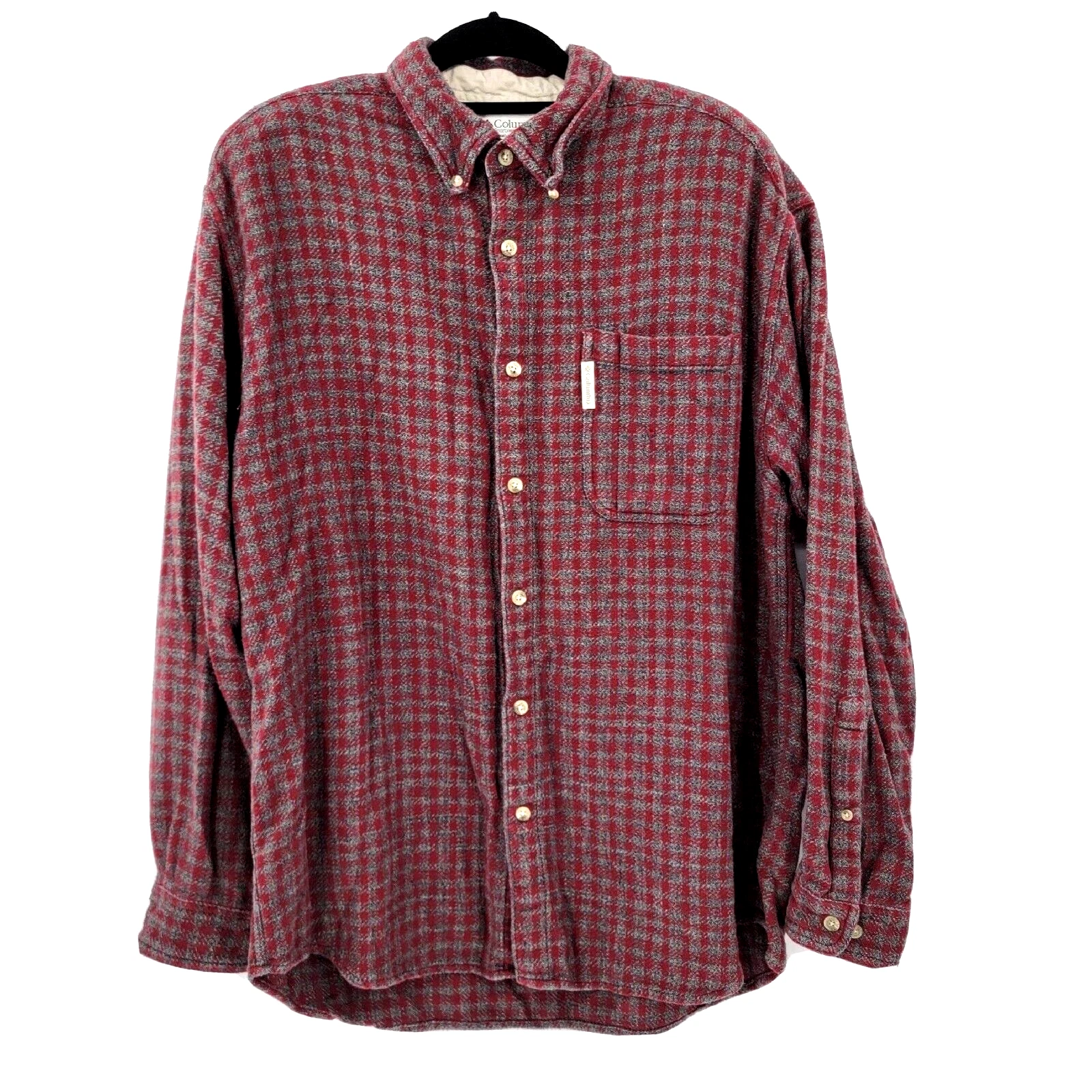 VTG Columbia Men's Large Long Sleeve Button Up Collar Flannel Outdoors Red Shirt
Opens in a new wind