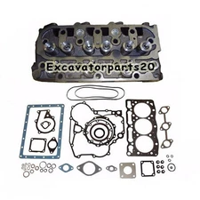 Complete Cylinder Head With Valves and Springs + Full Gasket for Kubota D1005 