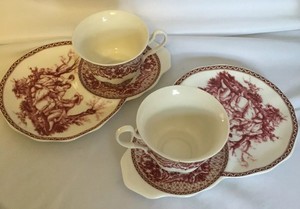 Vintage-Tea-Toast-Snack-Plate-And-Cup-Set-Porcelin-Treasures-Co-Made-In-China