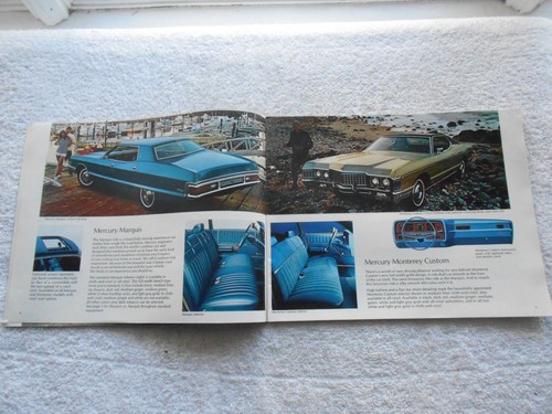 1972 MERCURY 24 pg.BROCHURE CATALOG COMET,COUGAR,MONTEGO,MONTERY,MARQUIS-NOS - Picture 3 of 4