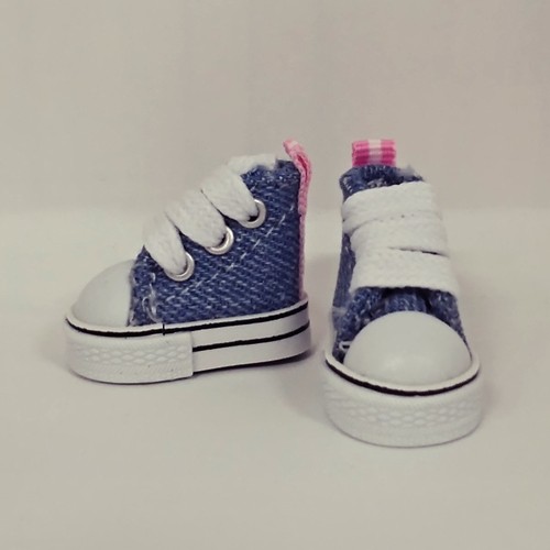 blythe Pullip Shoes, sneakers for 12 " Dolls denim blue