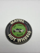 Vintage 1969 Redline Hot Wheels Metal Button/Pin Jack Rabbit Special