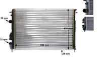 Mahle Cr 493 000S KüHler, MotorküHlung FüR Renault