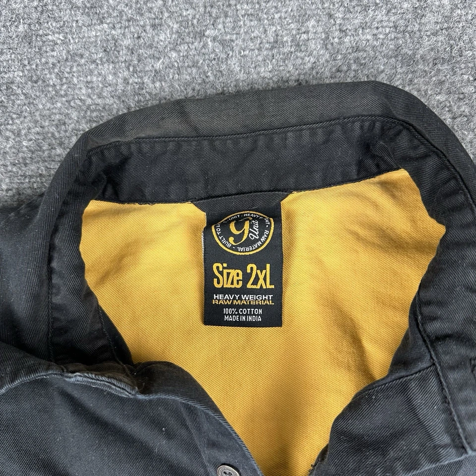 G-Unit Longsleeve Button Up Shirt 2XL Men’s Black Y2K Hip Hop 50 Cent Vintage - Image 3 of 4