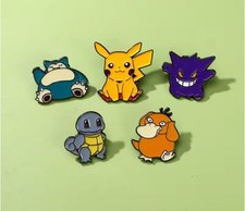 AE Set of 5 x Pokemon Pin Badges - 10% Discount Available