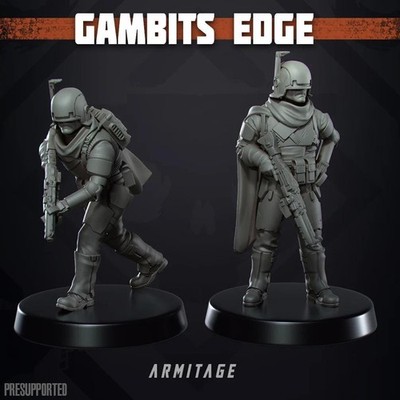 Gambits Edge - Armitage - SKULLFORGE | 3D printed