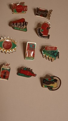 Coca Cola Musica Konvolut 10 Pins