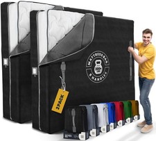 Mattress Bags for Moving with 8 Handles Full XL - 2 PACK Extra-Thick Mattress