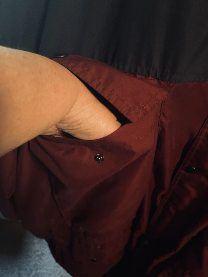 Abrigo Parka Boulder Creek 7XL de KingSize Para Hombre Forrado de Vellón con Capucha Borgoña Foto 4 de 4