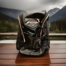 Easton Ghost NX Fast pitch Softball  Backpack, Black/Rose Gold Trim,Gear Bag