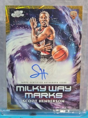 Cosmic Chrome - Milky Way Marks Scoot Henderson Gold Refractor 21/50 (AU, RC)