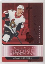 2019 Trilogy Rookie Renditions Red Foil 296/799 Vitalii Abramov Vitaly #RR-2 1h5