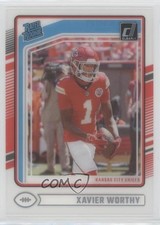 2024 Panini Clearly Donruss Rated Rookie Xavier Worthy #58 1iu8