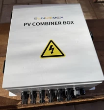 6 String Metal Solar Combiner Box PV Combiner Box with20A Rated Surge Protective