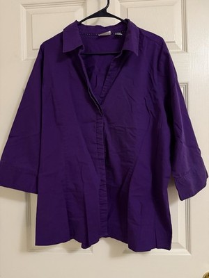 Women s Plus Tops Bundle- 4 Long Sleeve Shirts And 1 Sweater - Size 2X