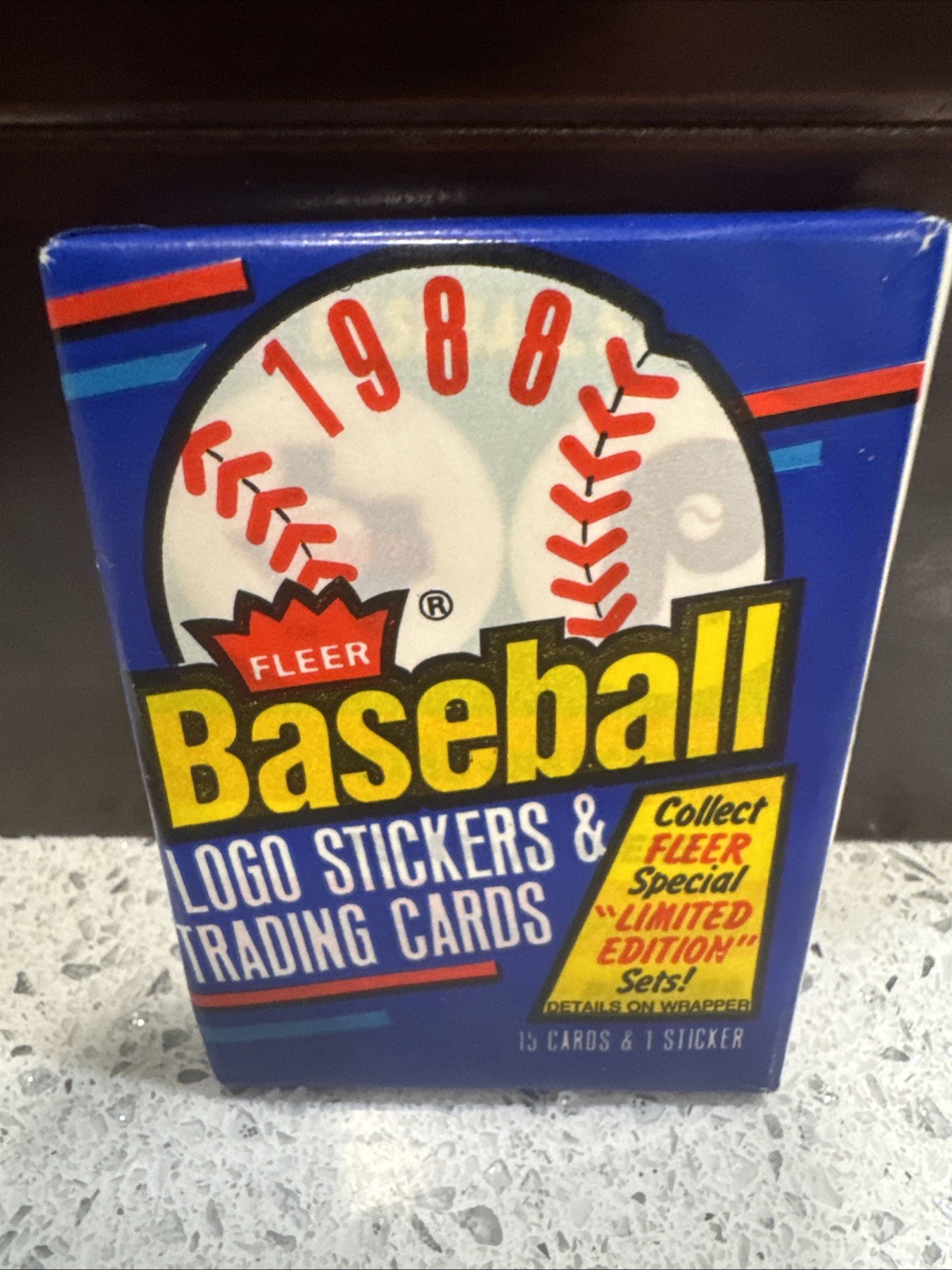 1988 Fleer Baseball Unopened Wax Pack