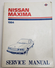1984 Nissan Maxima Original Service Manual Nissan Motor Co Model 910 Series