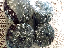 Lot of 4 Dark Horse Yarns BEAUTIFUL #A107 Metallic Ladder Ribbon Yarn NIP