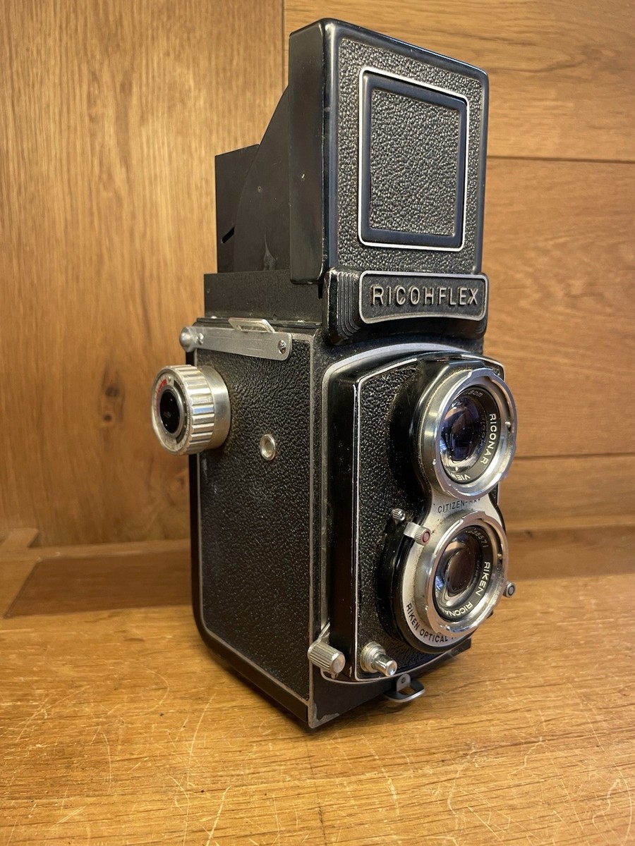 Near Mint ++ w/ Case* Ricoh Ricohflex New DIA Riconar 80mm F/3.5