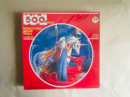 American Publishing Jigsaw Puzzle Storm Chaser 500 Piece Dragon Wizard - NEW