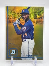 2022 Bowman Heritage Simon Juan #BHPC-57 Chrome Prospects Gold Refractor /50