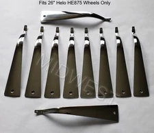 10 New Chrome Helo HE875 26" Inch Wheel Rim Inserts 11726C NO SCREWS
