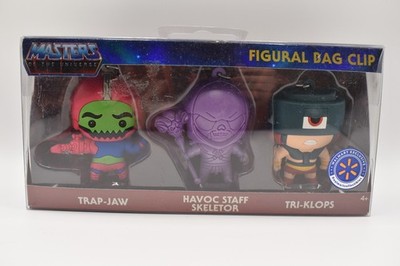 Masters Of The Universe Figural Bag Clips Walmart Exclusive Set Of 3 New in Box