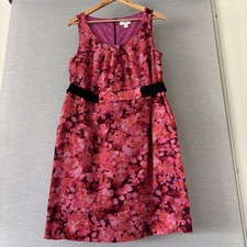 Ann Taylor Loft Women's Sheath Dress Sleeveless, Floral Paisley, Size 10.