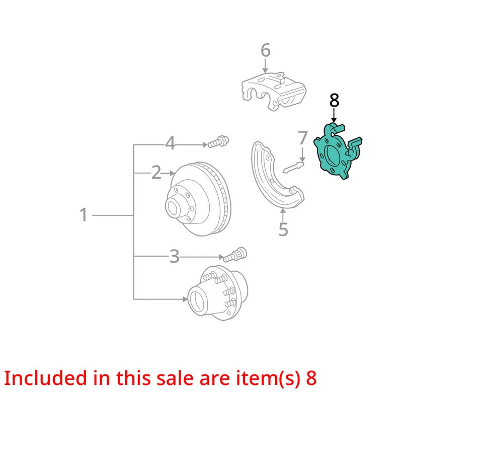 Ford F-450 Super Duty F-550 Super Duty 1999-2004 soporte F81Z2B292CA - NUEVO OEM Foto 3 de 4