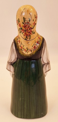 Babushka Doll Lady Figurine Ceramic Hand Painted Glazed Fast Dispatch Free Post! - Picture 3 of 9