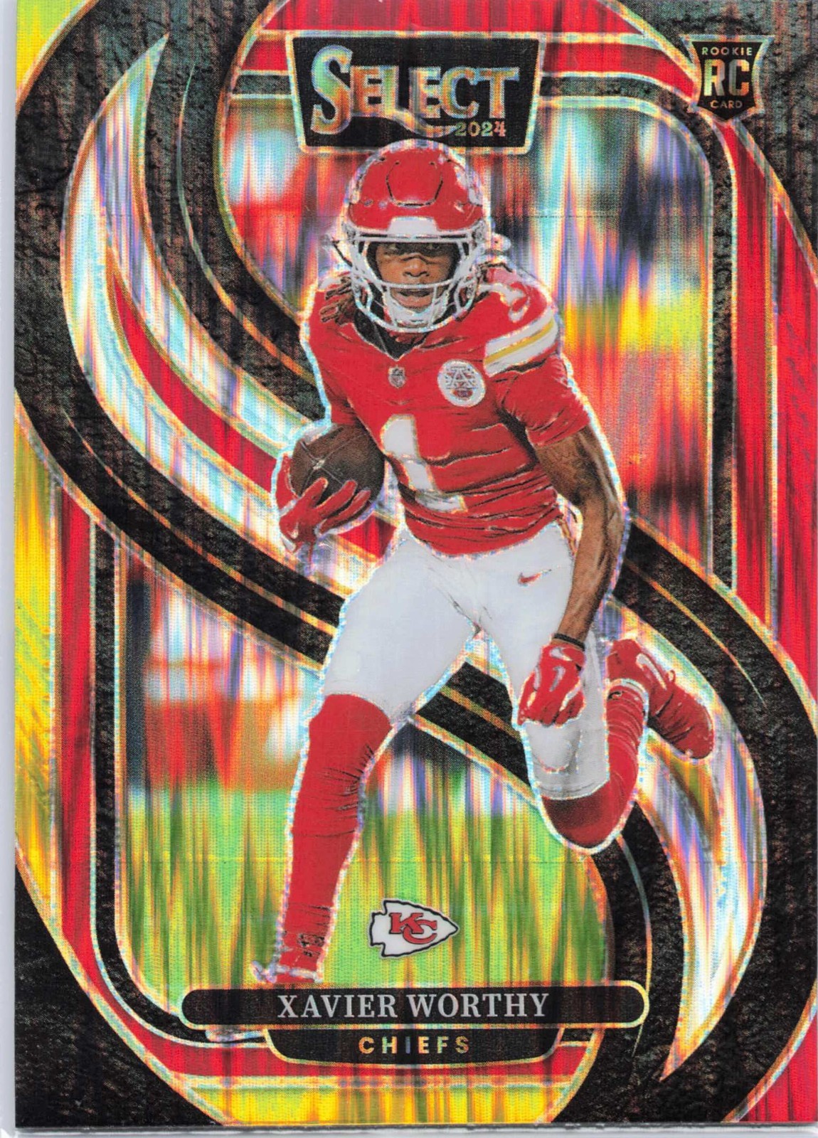 2024 Select - Premier Level Xavier Worthy #119 Black & Green Shock Prizm (RC)🔥