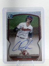 2023 Bowman - Chrome Prospect Mega Box Autograph Chase Delauter #BMA-CD (AU, RC)