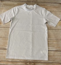 The Children's Place Boys Short Sleeve Rashguard Top Size XXL 16  White