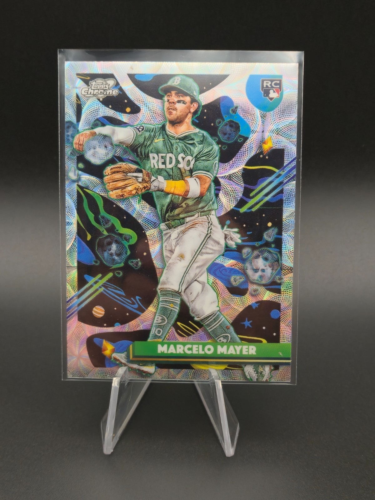 2025 Topps Cosmic Chrome Marcelo Mayer Rookie Nucleus SP Boston #91 + ET + Base