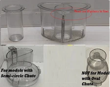 Cuisinart DLC-2014-PN Chute & DLC-2014 Food Processor Pusher & Feeder * NOTES