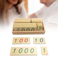 Number Cards with Box Mathematics Toy Preschool Math Materials for Subtraction