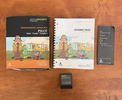 Atari 400/800 Programming Language Pilot With  turtle  Graphics - CIB Complete W