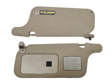97 98 99 00 Honda Civic Sun Visor Driver Left-right Side Sunvisor Wmirror Beige