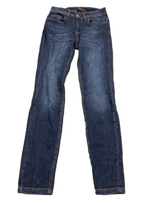 Sublevel Blue Denim Straight Leg Jeans Size S zip up mid rise W28 L32