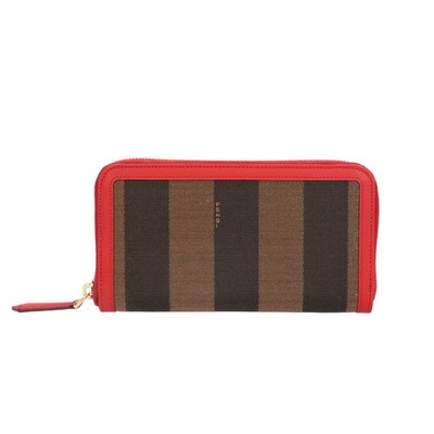 FENDI Pecan Canvas Long Wallet Damen Gebraucht 3M0024-FKN-149-379