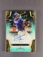 2024 Topps Five Star #FSA-GS George Springer /75 Aqua Auto Toronto Blue Jays