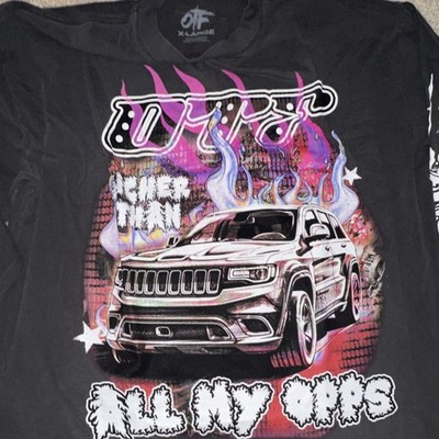 OTF Richer Than My Opps Graphic Black Men's Crew Neck Cotton T