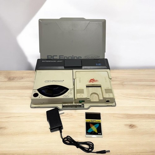 PC Engine CD ROM2 CDR30 with INTERFACE UNIT IFU30 System 8Z054824C HTF - Picture 3 of 13