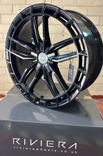 19" VW TRANSPORTER T4 1990-2003 RIVIERA RF23 FLOW FORMED G/BLACK 8.5J ALLOYS X4