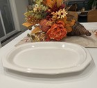 Pfaltzgraff Vintage Heritage White Serving Platter 14'' Long 10.5'' Wide